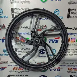 چرخ جلو کامل موتور سیکلت طرح کلیک مشکی