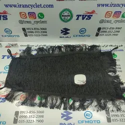 روكش باك پارچه ای ریشه دار انواع موتور سیكلت هندا درب باك کنار ( مشکی )