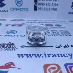 پیستون موتور سیکلت طرح ویو شماره 100 ( سر تخت ) برند پلاس ( بدون رینگ )