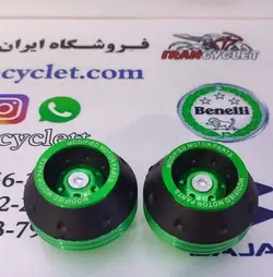 پروتكشن چرخ جلو و عقب رنتال موتور سیكلت طرح كلیك سبز ( جفتی )