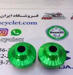 پروتكشن چرخ جلو و عقب رنتال موتور سیكلت طرح كلیك سبز ( جفتی )