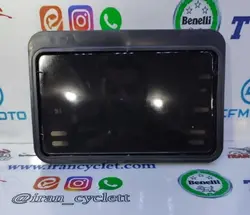 قاب پلاک انواع موتور سیکلت 3 تیکه طلق دار دودی داتیس( باز شو از رو کامل )