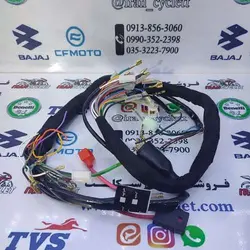 سیم کشی کامل انواع موتور سیکلت هندا استارتی دنده شمار