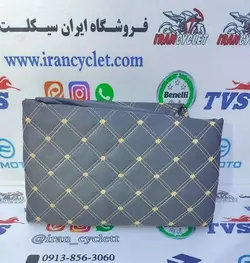 روکش زین طرح کلیک ( دوختی ) مشکی زرد