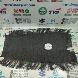 روكش باك پارچه ای ریشه دار انواع موتور سیكلت هندا درب باك وسط ( مشکی )