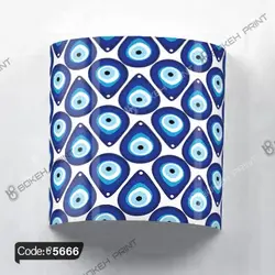 خرید و قیمت دیوار کوب چاپی طرح چشم نظر کد 5666 | دکوراسیون داخلی چاپی بوکه پرینت
