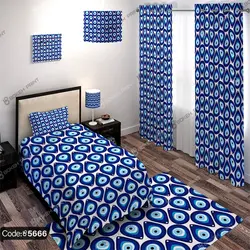 خرید و قیمت دیوار کوب چاپی طرح چشم نظر کد 5666 | دکوراسیون داخلی چاپی بوکه پرینت