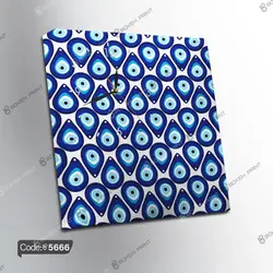 خرید و قیمت دیوار کوب چاپی طرح چشم نظر کد 5666 | دکوراسیون داخلی چاپی بوکه پرینت