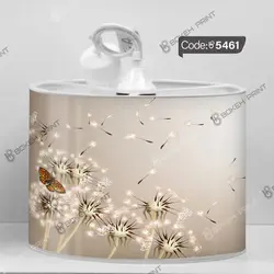 خرید و قیمت دیوار کوب چاپی طرح قاصدک و پروانه کد 5461 | دکوراسیون داخلی چاپی بوکه پرینت