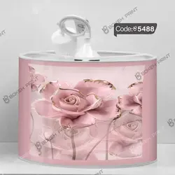 خرید و قیمت دیوار کوب چاپی طرح گل سه بعدی کد 5488 | دکوراسیون داخلی چاپی بوکه پرینت