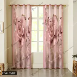 خرید و قیمت دیوار کوب چاپی طرح گل سه بعدی کد 5488 | دکوراسیون داخلی چاپی بوکه پرینت