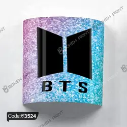 خرید و قیمت دیوار کوب چاپی طرح بی تی اس کد 3524 | دکوراسیون داخلی چاپی بوکه پرینت