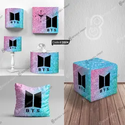 خرید و قیمت دیوار کوب چاپی طرح بی تی اس کد 3524 | دکوراسیون داخلی چاپی بوکه پرینت