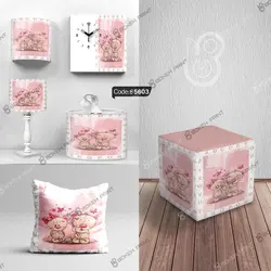خرید و قیمت دیوار کوب چاپی طرح خرس کد 5603 | دکوراسیون داخلی چاپی بوکه پرینت