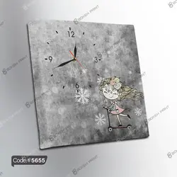 خرید و قیمت تابلو چاپی طرح دختر اسکیت سوار کد 5655 | دکوراسیون داخلی چاپی بوکه پرینت