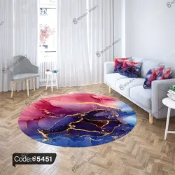 خرید و قیمت فرش چاپی طرح سنگ سه بعدی کد 5451 | دکوراسیون داخلی چاپی بوکه پرینت