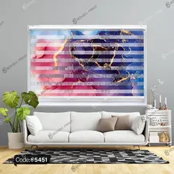 خرید و قیمت فرش چاپی طرح سنگ سه بعدی کد 5451 | دکوراسیون داخلی چاپی بوکه پرینت