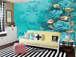 خرید و قیمت پرده زبرا چاپی طرح گل سه بعدی کد 5452 | دکوراسیون داخلی چاپی بوکه پرینت