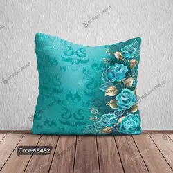 خرید و قیمت پرده زبرا چاپی طرح گل سه بعدی کد 5452 | دکوراسیون داخلی چاپی بوکه پرینت