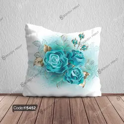 خرید و قیمت پرده زبرا چاپی طرح گل سه بعدی کد 5452 | دکوراسیون داخلی چاپی بوکه پرینت