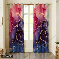 خرید و قیمت پرده زبرا چاپی طرح سنگ سه بعدی کد 5451 | دکوراسیون داخلی چاپی بوکه پرینت