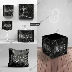 خرید و قیمت پرده زبرا چاپی طرح سنگ مشکی کد 5482 | دکوراسیون داخلی چاپی بوکه پرینت