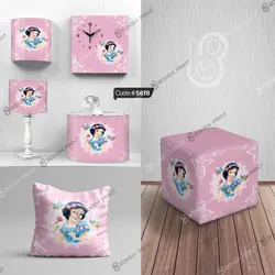 خرید و قیمت پرده زبرا چاپی طرح سفید برفی کد 5618 | دکوراسیون داخلی چاپی بوکه پرینت