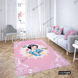 خرید و قیمت پرده زبرا چاپی طرح سفید برفی کد 5618 | دکوراسیون داخلی چاپی بوکه پرینت