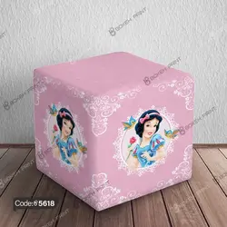 خرید و قیمت پرده زبرا چاپی طرح سفید برفی کد 5618 | دکوراسیون داخلی چاپی بوکه پرینت