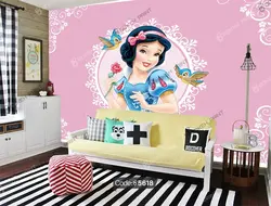 خرید و قیمت پرده زبرا چاپی طرح سفید برفی کد 5618 | دکوراسیون داخلی چاپی بوکه پرینت