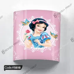 خرید و قیمت پرده زبرا چاپی طرح سفید برفی کد 5618 | دکوراسیون داخلی چاپی بوکه پرینت