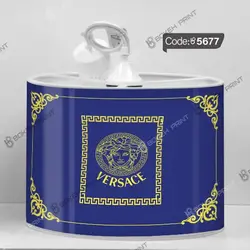 خرید و قیمت پرده زبرا چاپی طرح ورساچ کد 5617 | دکوراسیون داخلی چاپی بوکه پرینت