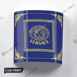 خرید و قیمت پرده زبرا چاپی طرح ورساچ کد 5617 | دکوراسیون داخلی چاپی بوکه پرینت