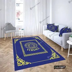 خرید و قیمت پرده زبرا چاپی طرح ورساچ کد 5617 | دکوراسیون داخلی چاپی بوکه پرینت