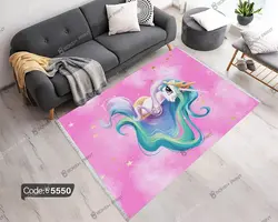 خرید و قیمت پرده زبرا چاپی طرح اسب تک شاخ کد 5550 | دکوراسیون داخلی چاپی بوکه پرینت