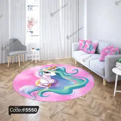 خرید و قیمت پرده زبرا چاپی طرح اسب تک شاخ کد 5550 | دکوراسیون داخلی چاپی بوکه پرینت