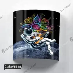 خرید و قیمت پرده زبرا چاپی طرح فضانورد کد 5648 | دکوراسیون داخلی چاپی بوکه پرینت