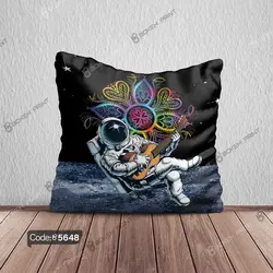 خرید و قیمت پرده زبرا چاپی طرح فضانورد کد 5648 | دکوراسیون داخلی چاپی بوکه پرینت