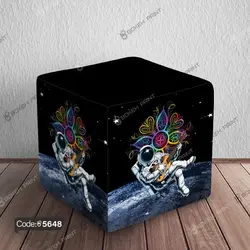خرید و قیمت پرده زبرا چاپی طرح فضانورد کد 5648 | دکوراسیون داخلی چاپی بوکه پرینت