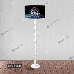 خرید و قیمت پرده زبرا چاپی طرح فضانورد کد 5648 | دکوراسیون داخلی چاپی بوکه پرینت