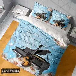خرید و قیمت پرده طرح پیانو و گیتار کد 4884 | دکوراسیون داخلی چاپی بوکه پرینت