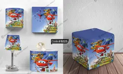 خرید و قیمت پرده انیمیشن جت پستچی | Super Wings کد 5223 | دکوراسیون داخلی چاپی بوکه پرینت