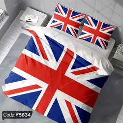 خرید و قیمت پرده طرح پرچم انگلیس کد 5834 | دکوراسیون داخلی چاپی بوکه پرینت