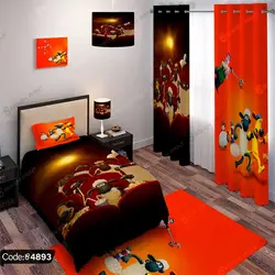 خرید و قیمت روتختی سه بعدی بره ناقلا کد 4893 | دکوراسیون داخلی چاپی بوکه پرینت