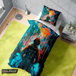 خرید و قیمت روتختی سه بعدی پسر کد 5217 | دکوراسیون داخلی چاپی بوکه پرینت