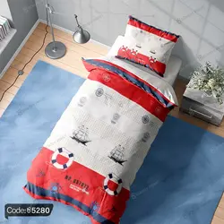 خرید و قیمت روتختی کودک طرح کشتی کد 5280 | دکوراسیون داخلی چاپی بوکه پرینت