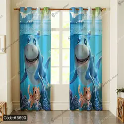 خرید و قیمت روتختی انیمیشن کوسه وارد میشود کد 5690 | دکوراسیون داخلی چاپی بوکه پرینت