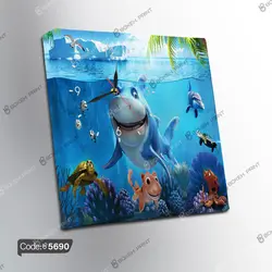 خرید و قیمت روتختی انیمیشن کوسه وارد میشود کد 5690 | دکوراسیون داخلی چاپی بوکه پرینت