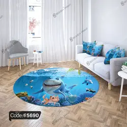 خرید و قیمت روتختی انیمیشن کوسه وارد میشود کد 5690 | دکوراسیون داخلی چاپی بوکه پرینت