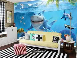 خرید و قیمت روتختی انیمیشن کوسه وارد میشود کد 5690 | دکوراسیون داخلی چاپی بوکه پرینت